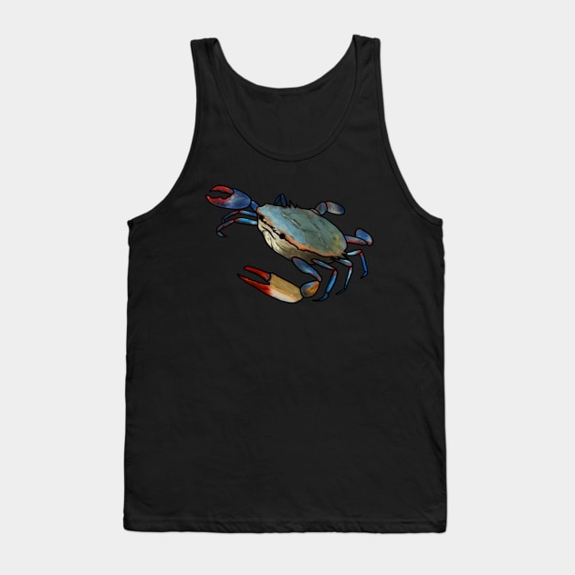 crabby Tank Top by SpiritedHeart